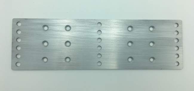 Shoe Plate for Swift shoes to fit in non-Swift boats (mounting on 250mm width pegs) image