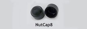 Nut Protection Cap - Black (for 13mm top bolt) image