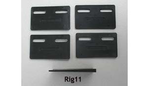 Rigger Height Wedges - offset holes image